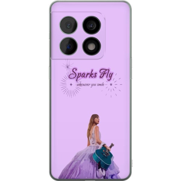 OnePlus 10 Pro Gjennomsiktig deksel Taylor Swift - Sparks Fly
