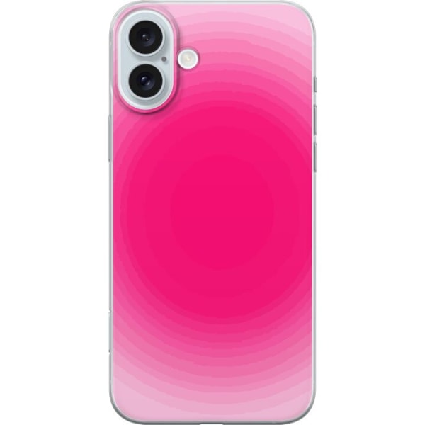 Apple iPhone 16 Plus Gennemsigtig cover Pink