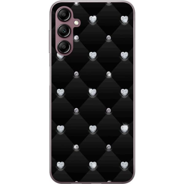 Kompatibelt Mobildeksel til Samsung Galaxy A14 5G Diamant Hjerte