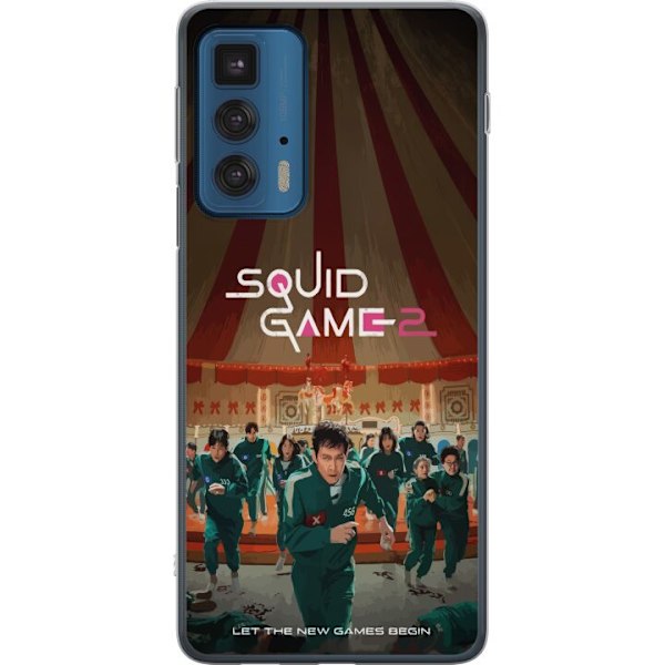 Motorola Edge 20 Pro Gennemsigtig cover Squid Game 2 - Forår