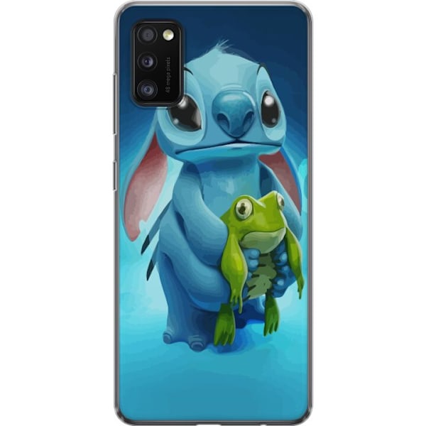 Samsung Galaxy A41 Gennemsigtig cover Stitch og frøen