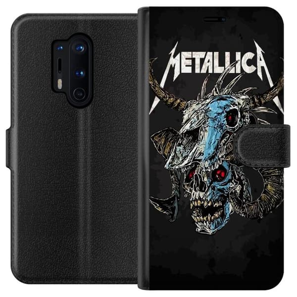 Kompatibelt Plånboksfodral till OnePlus 8 Pro Metallica