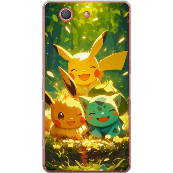 Sony Xperia Z3 Compact Gjennomsiktig deksel Pixelmonster spill