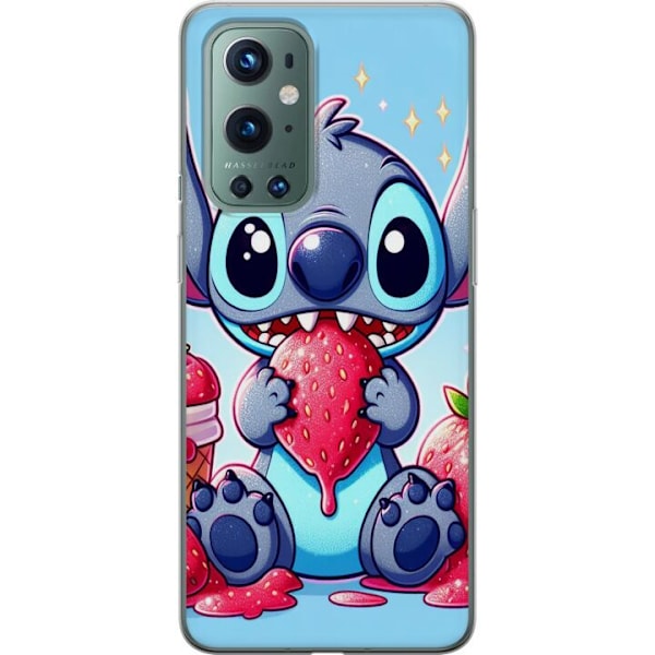 OnePlus 9 Pro Gennemsigtig cover Strawberry Stitch