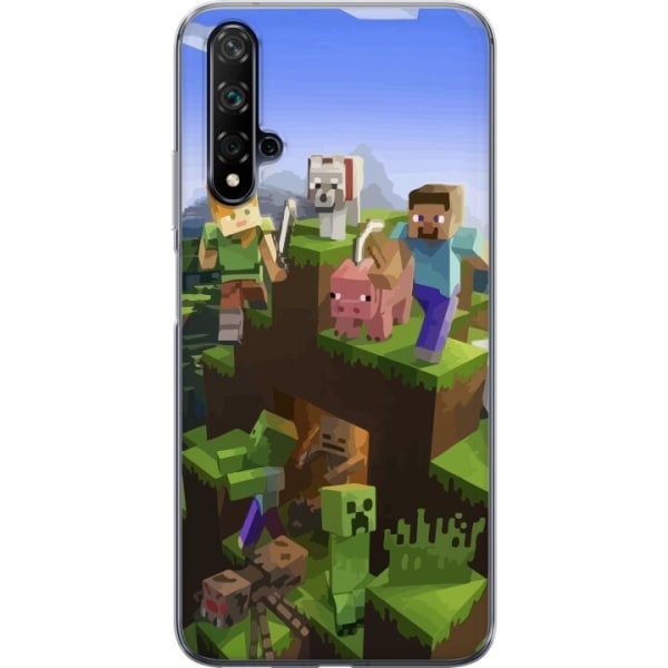 Huawei nova 5T Gennemsigtig cover Minecraft