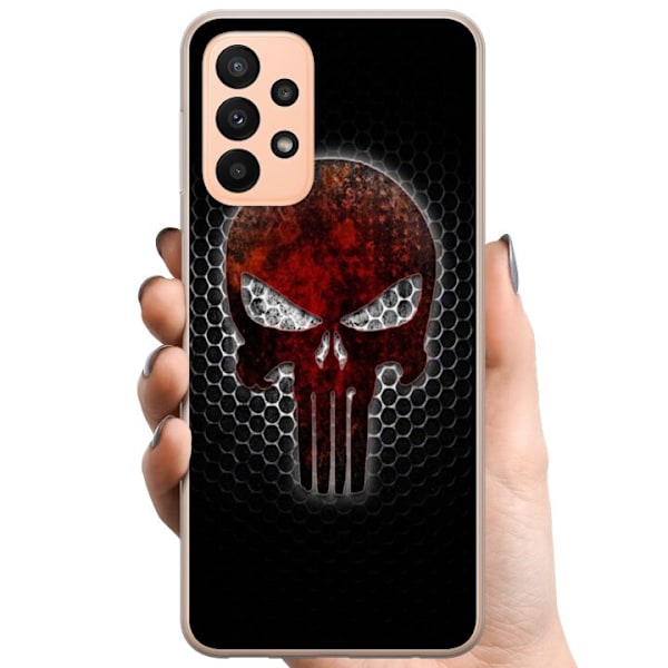 Samsung Galaxy A23 TPU Mobilskal Dödskalle