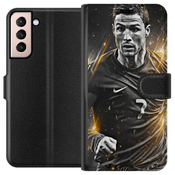 Kompatibelt Plånboksfodral till Samsung Galaxy S21 Ronaldo