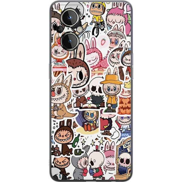 OnePlus Nord N20 5G Läpinäkyvä kuori Labubu All-Stars – POP MART Erikoispainos