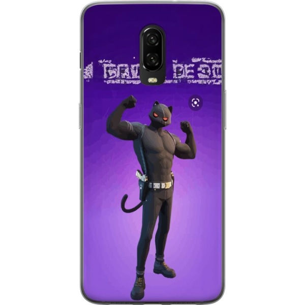 OnePlus 6T Gennemsigtig cover Fortnite - Meowscles