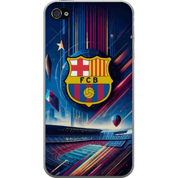 Apple iPhone 4 Gjennomsiktig deksel FC Barcelona