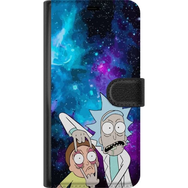 Kompatibel Tegnebogsetui til Samsung Galaxy S9+ Rick og Morty