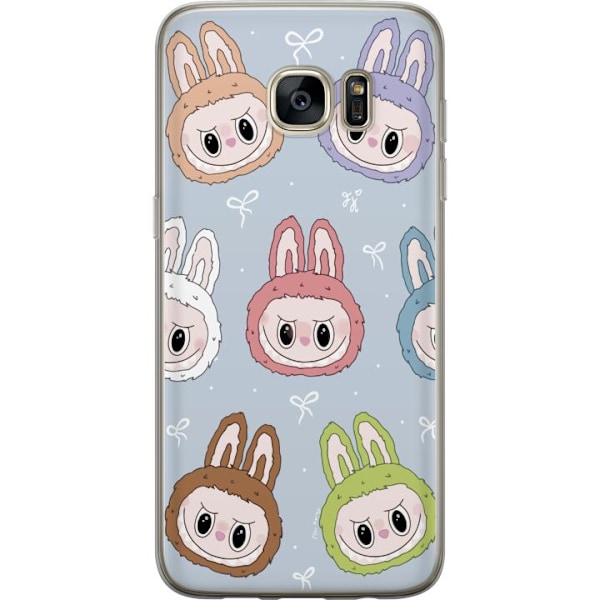 Samsung Galaxy S7 edge Gennemsigtig cover Labubu Star mønster