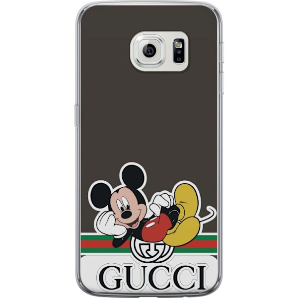 Samsung Galaxy S6 edge Gennemsigtig cover Gucci Musse Pig