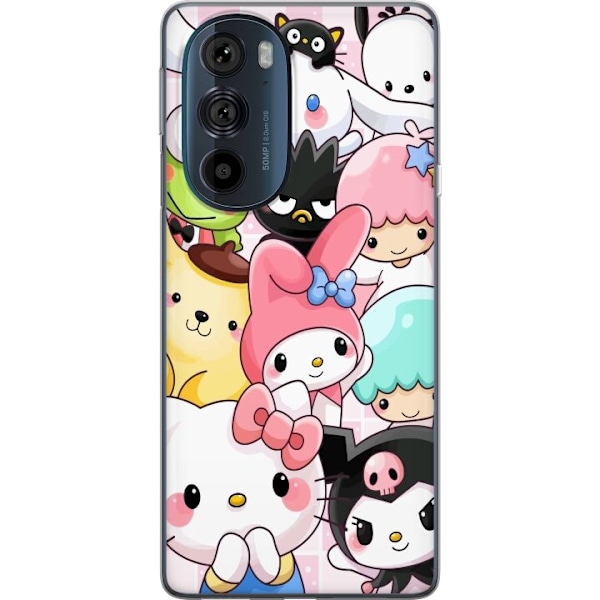 Motorola Edge 30 Pro Gjennomsiktig deksel Kawaii Sanrio Crew