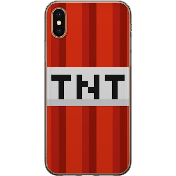 Apple iPhone XS Max Läpinäkyvä kuori Minecraft TNT