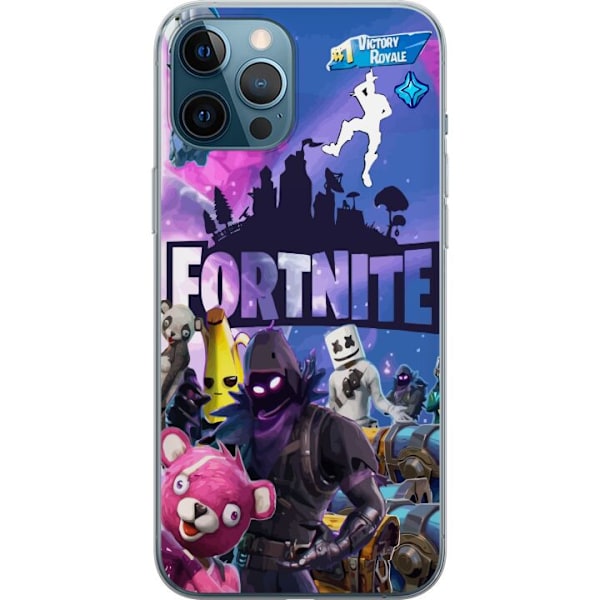 Apple iPhone 12 Pro Max Läpinäkyvä kuori Fortnite