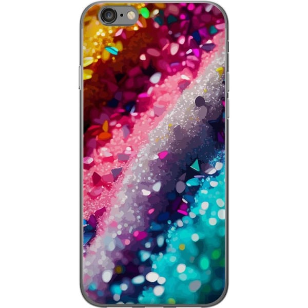 Apple iPhone 6s Gennemsigtig cover Glitter