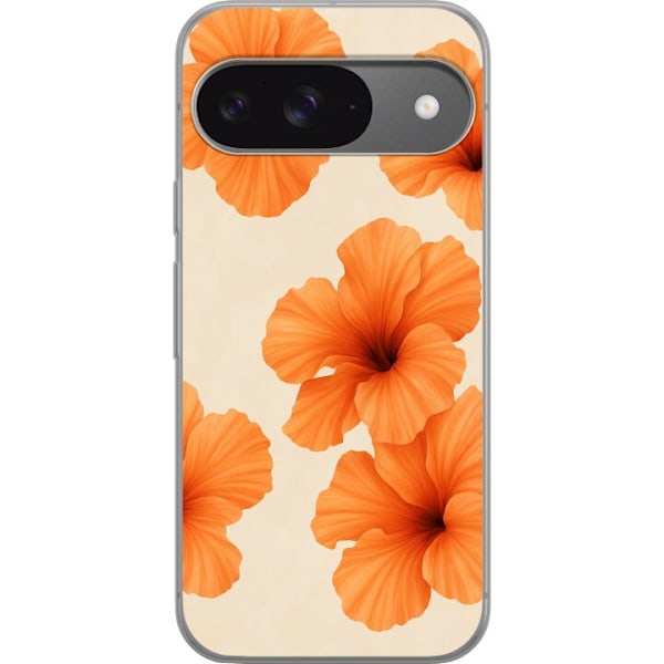 Google Pixel 9 Pro Gennemsigtig cover Papaya Punch