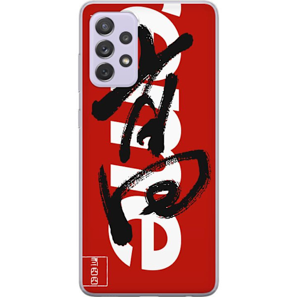 Samsung Galaxy A52s 5G Läpinäkyvä kuori Supreme Punainen Graffiti Katupukeutuminen Suunnittelu Muotikuvake Trendikäs Graffiti Kuviointi Suosittu U