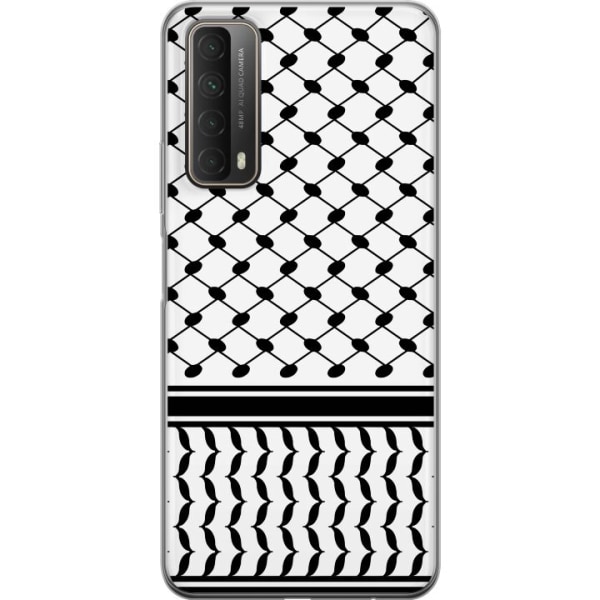 Huawei P smart 2021 Genomskinligt Skal Keffiyeh mönster