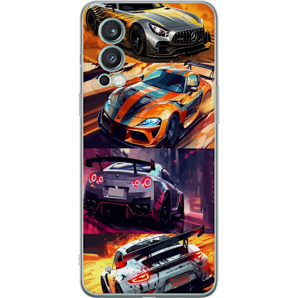 OnePlus Nord 2 5G Gjennomsiktig deksel Rallyfeber - intensivt