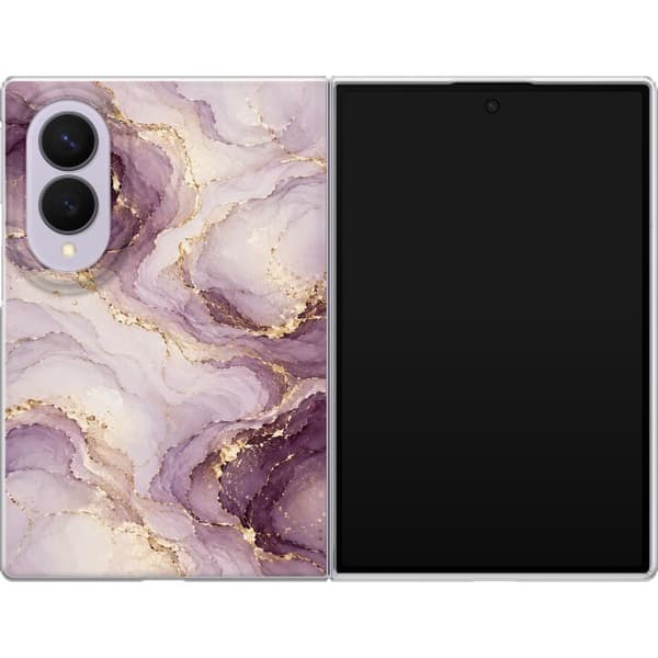 Kompatibelt Mobilskal till Samsung Galaxy Z Fold8 Lavendelmarmor lila