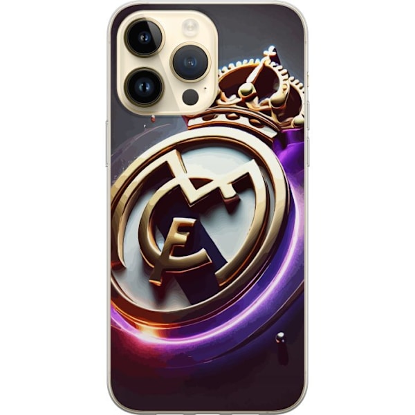 Apple iPhone 14 Pro Max Gennemsigtig cover Real Madrid CF