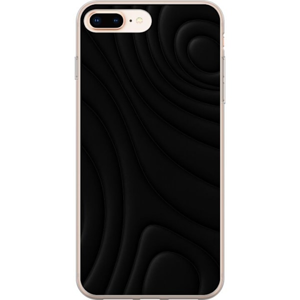 Apple iPhone 7 Plus Läpinäkyvä kuori Tummat Aallot