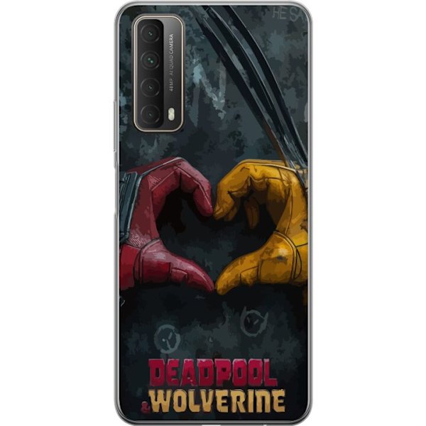 Huawei P smart 2021 Läpinäkyvä kuori Wolverine Deadpool