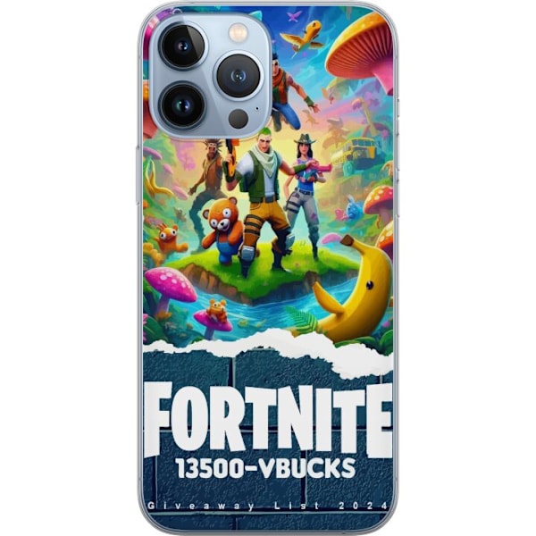 Apple iPhone 13 Pro Max Gennemsigtig cover Fortnite