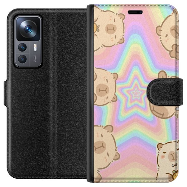 Xiaomi 12T Lommeboketui Kawaii Capybara Galaxy Søt Anime Dyr