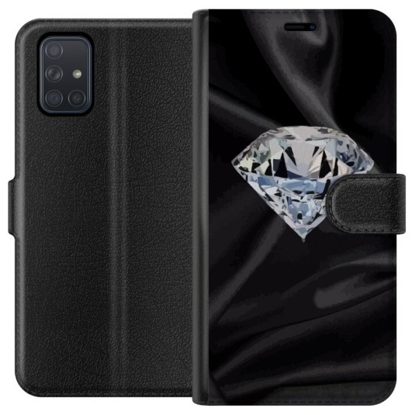 Samsung Galaxy A71 Plånboksfodral Silke Diamant