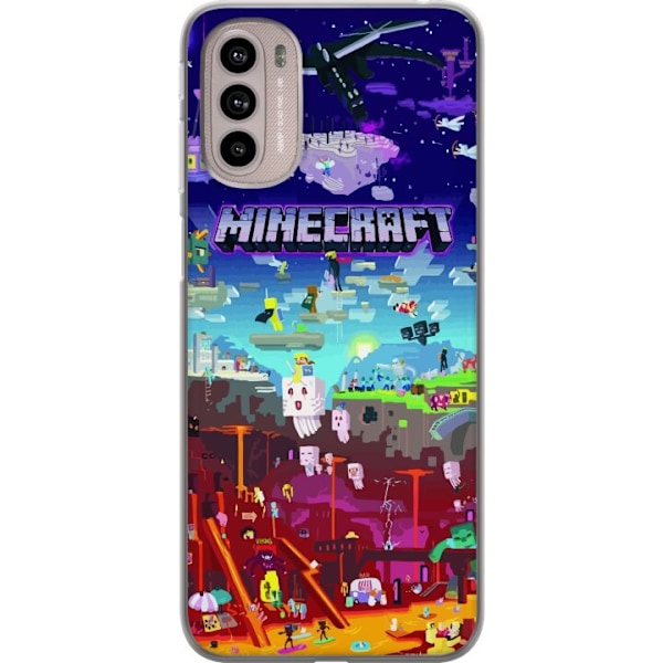 Motorola Moto G41 Läpinäkyvä kuori Minecraft