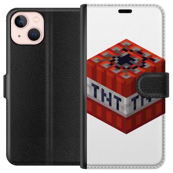 Apple iPhone 13 mini Tegnebogsetui Minecraft TNT