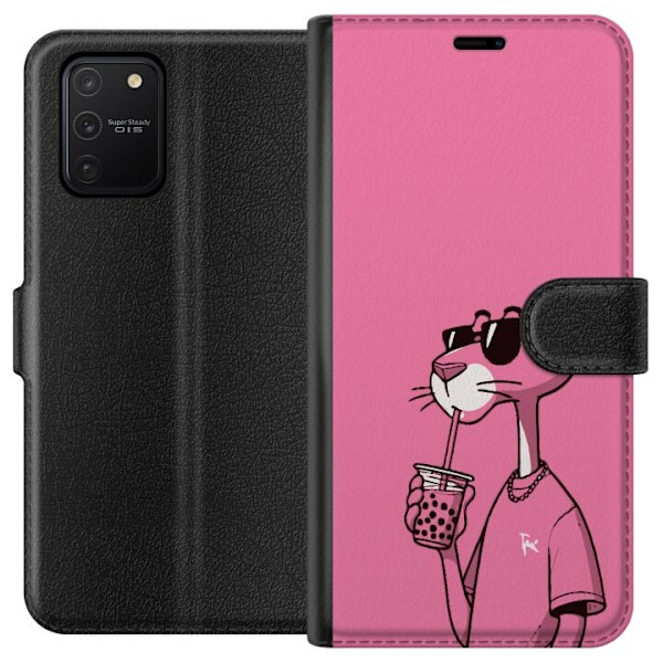 Samsung Galaxy S10 Lite Plånboksfodral Pink Panter Drink