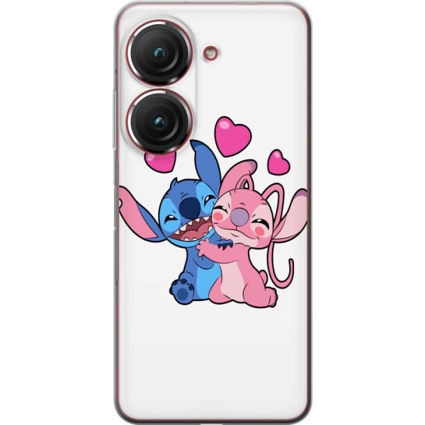 Asus Zenfone 9 Gjennomsiktig deksel Lilo & Stitch