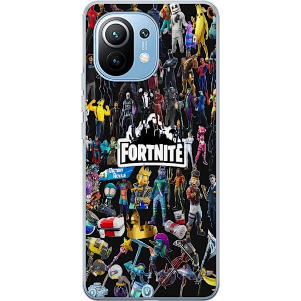 Xiaomi Mi 11 Gjennomsiktig deksel Fortnite