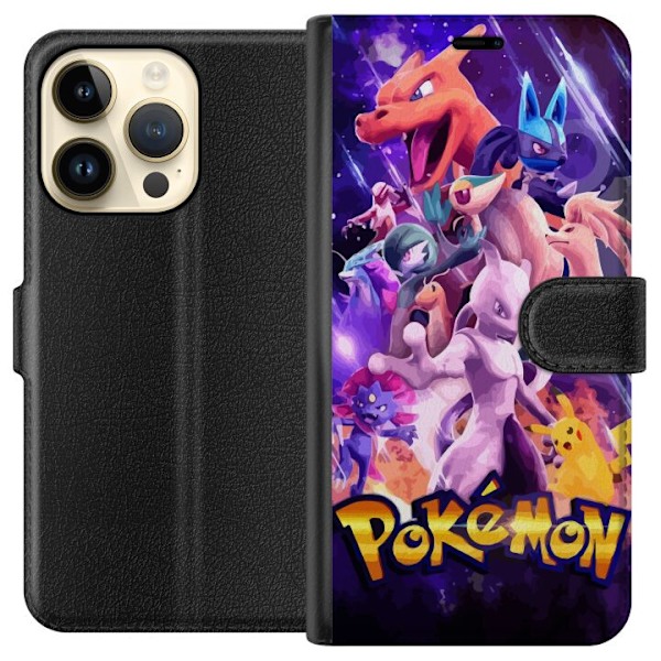 Apple iPhone 15 Pro Lommeboketui Pokemon