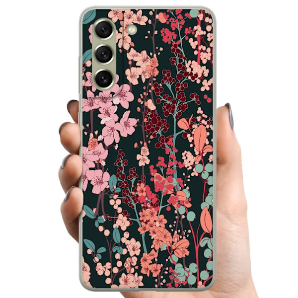 Samsung Galaxy S21 FE 5G TPU Mobilskal Blommor