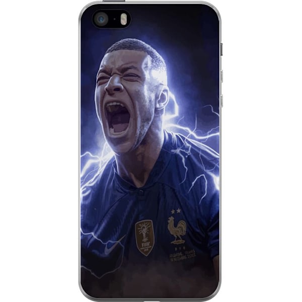 Apple iPhone SE (2016) Gennemsigtig cover Kylian Mbappe