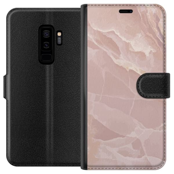 Kompatibelt Lommeboketui til Samsung Galaxy S9+ Marmor