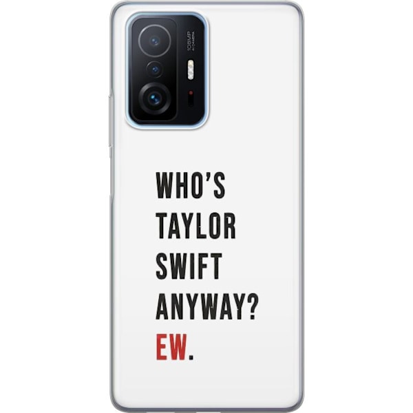 Xiaomi 11T Gennemsigtig cover Taylor Swift