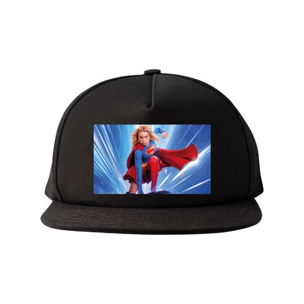 Snapback-lue svart one size