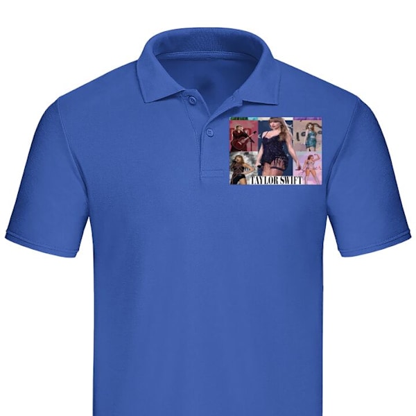 Poloshirt til Voksen | Elegant Poloshirt Taylor Swift Blå X-Large