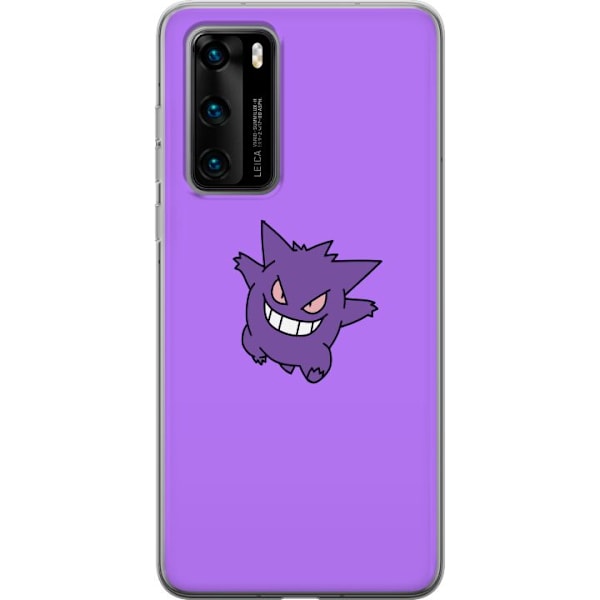 Huawei P40 Gennemsigtig cover Gengar Pokémon