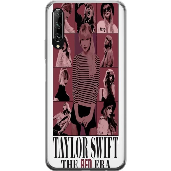 Huawei P smart Pro 2019 Genomskinligt Skal Taylor Swift Red