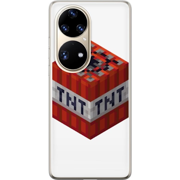 Huawei P50 Pro Genomskinligt Skal Minecraft TNT