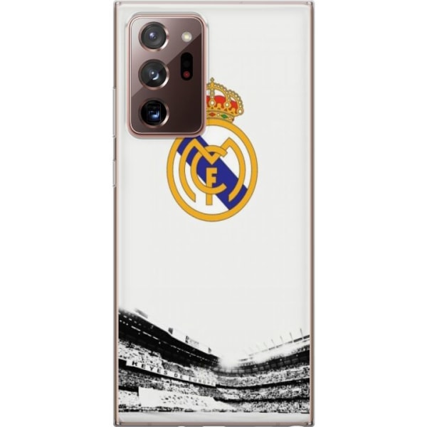 Samsung Galaxy Note20 Ultra Läpinäkyvä kuori Real Madrid