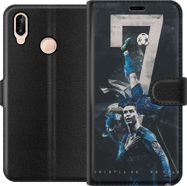 Kompatibelt Lommeboketui til Huawei P20 lite Ronaldo