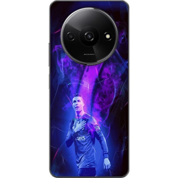Xiaomi Redmi A3 Läpinäkyvä kuori Ronaldo 7 - Jalkapallolegenda Toiminnassa Fanien Puolesta